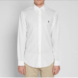 POLO RALPH LAUREN MENS LONG SLEEVE OXFORD BUTTON DOWN SHIRT
